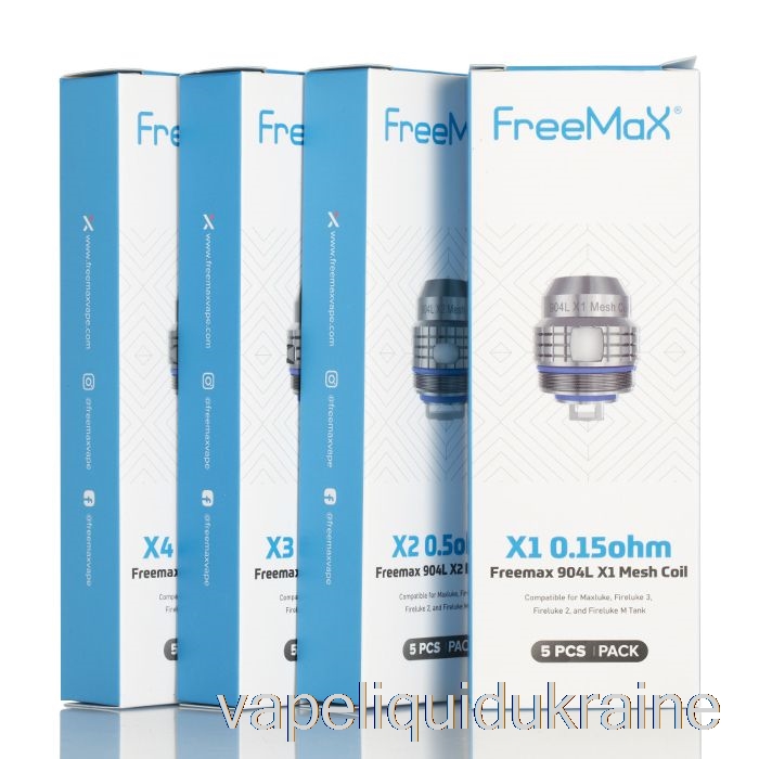 Vape Ukraine FreeMaX Maxluke 904L X Replacement Coils 0.2ohm 904L X2 Dual Mesh Coils